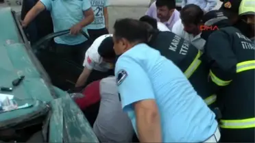 Karabük'te Otomobil Takla Attı 2 Yaralı