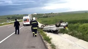 Sorgun'da Otomobil Takla Attı: 4 Yaralı