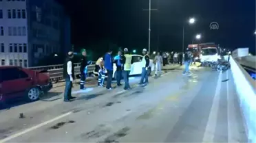 Trafik Kazaları: 1 Ölü, 4 Yaralı