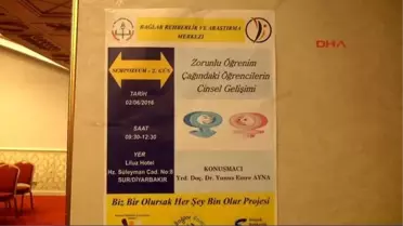 Diyarbakır Yrd. Doç. Dr. Nasıroğlu: Cinsel İstismarları Gizlersek Daha da Artar