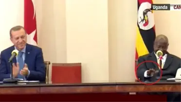 Toplantıda Renkli Dakikalar! Erdoğan'ın Sözleri, Uganda Cumhurbaşkanı'nı Güldürdü