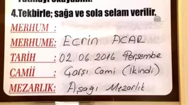 Cesedi Bulunan Kız Çocuğu Toprağa Verildi