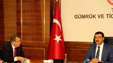 Gümrük ve Ticaret Bakanı Tüfenkci, ATO Başkanı'nı Kabul Etti