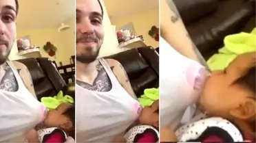 ABD'de Annesinin Yokluğunda Bebeği Babası Emzirdi