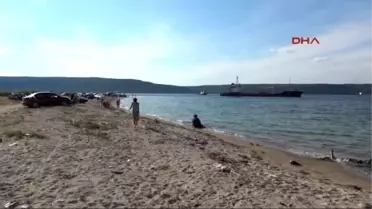Atık Alma Gemisi Kepez Burnu'nda Karaya Oturdu