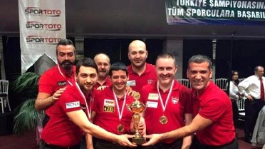 Gaziantepspor Bilardo'da Avrupa Şampiyonu