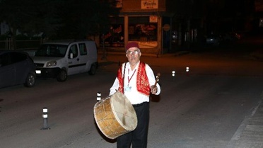 Çorum'da 'Mehter Marşı' ile Sahur