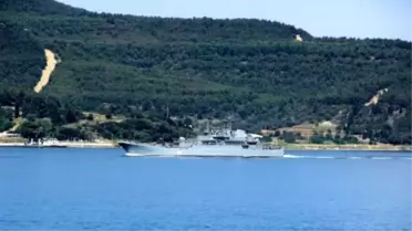 Rus Savaş Gemisi Çanakkale Boğazı'ndan Geçti