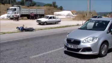Otomobille Çarpışan Motosikletin Sürücüsü Öldü