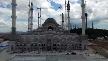 Çamlıca Camisi'nin Avlusunda Kadir Gecesi Coşkusu Yaşanacak - Havadan Görüntüler