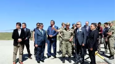 Hakkari Valisi Toprak, Yüksekova'da İncelemelerde Bulundu