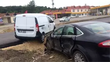 Tekirdağ'da Trafik Kazası: 1 Yaralı