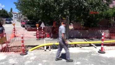 Keşan Türkiye?nin En Kirli Havasına Sahip Şehirde, Doğalgaz İçin Temel Atıldı