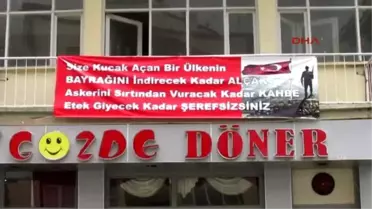 Sandıklı İşyerine Astığı Pankartla Teröre Tepki Gösterdi