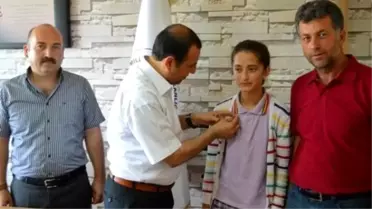 Teog Birincisi Ayşenur Ödüllendirildi