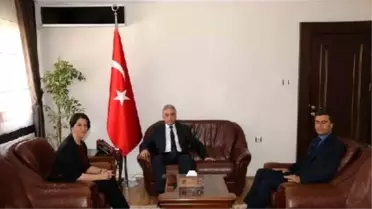 Hdp'li Buldan ve Zeydan, Hakkari Valisi Toprak'ı Ziyaret Etti