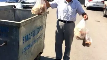 Sinop'ta Ekmek İsrafı