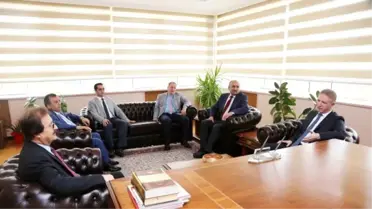 Vali Davut Gül, Rektörü makamında ziyaret etti