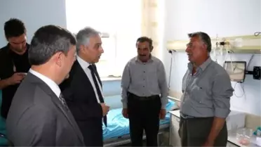 Vali Toprak'tan Hastane Ziyareti