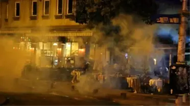 Firuzağa'daki Eyleme Polis Müdahalesi