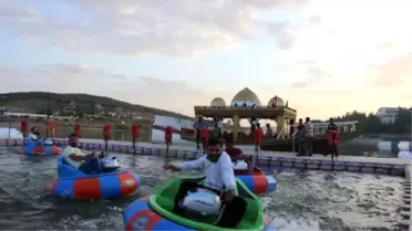 Gaziantep'te Sahil Kenarındaki Tatil Yörelerini Aratmayan Görüntüler
