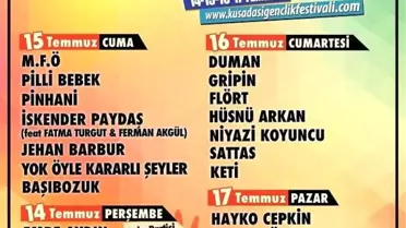 Kuşadası'nda Dev Müzik Festivali