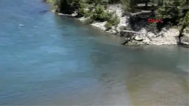 Antalya Köprülü Kanyon'da Hes Eylemi
