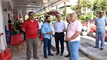 Başkan Yardımcısı Kula'dan Esnafa Geçmiş Olsun Ziyareti