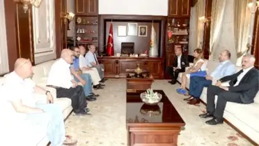 Çgc Yönetiminden, Başkan Sözlü'ye Ziyaret