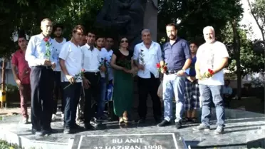 İmo, Ceyhan Deprem Anıtına Gül Bıraktı