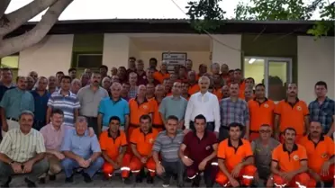 Orman Bölge Müdürü Yılmaz, Yangın Ekiplerini Ziyaret Etti
