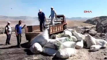 Adıyaman?da Kaçak 6 Bin 500 Metre Misina Ağı Yakıldı