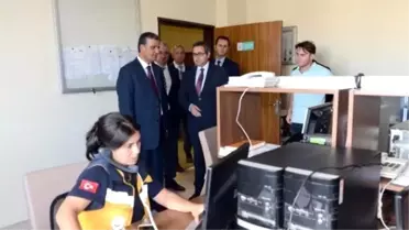 Vali Özefe, İl Sağlık Müdürlüğünü Ziyaret Etti