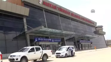 Vali Toprak, Selahattin Eyyubi Havalimanı'nı Ziyaret Etti