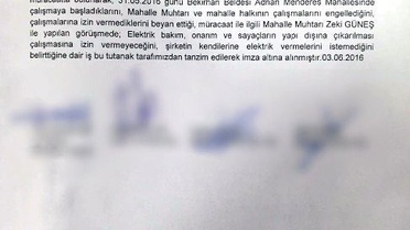 Belde Halkı, Bedelini Ödememek İçin Elektriklerinin Kesilmesini İstedi