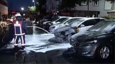 Kağıthane'de 17 Otomobil Kundaklandı