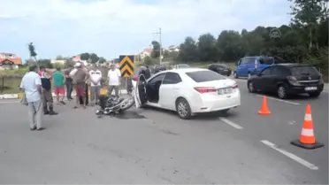 Akçakoca'da Trafik Kazası: 1 Yaralı - Düzce L