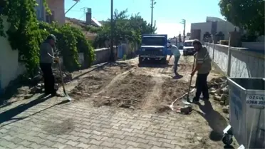 Özkonak Kasabasında Çevre Düzenleme Çalışmaları Devam Ediyor