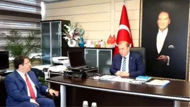 Başkan Yazgı'dan, DSİ Genel Müdür Yardımcısı Uzun'a Ziyaret