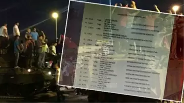Sırt Çantasında Ortaya Çıktı! İşte Darbecilerin Görev Listesi