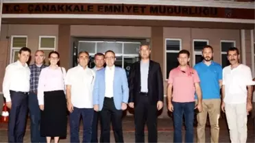 Turan'dan Çanakkale Emniyet Müdürlüğü'ne Ziyaret