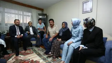 Bakan Kaya ve Başkan Ertürk'ten Şehit Ailelerine Taziye Ziyareti