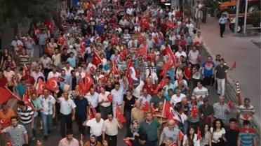 Malkara'da Birlik ve Beraberlik Yürüyüşü Yapıldı