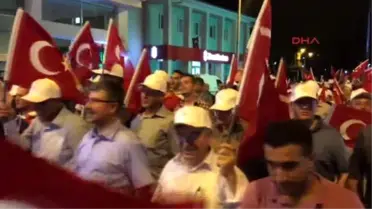 Osmaniye Okü'den Demokrasi Yürüyüşü