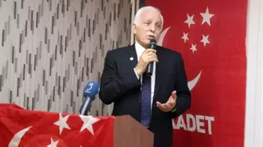 Saadet Partisi Genel Başkanı Mustafa Kamalak Tavşanlı'da