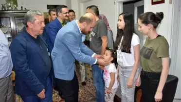 Bilal Erdoğan'dan Demokrasi Şehitlerinin Ailesine Ziyaret
