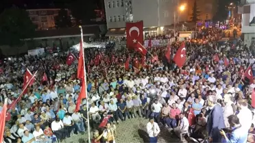 Vezirköprü Tam Kadro Demokrasi Nöbetinde