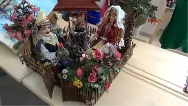 Balıkesir Kitre ve Pamuktan Tablo Yapmayı Öğrendiler
