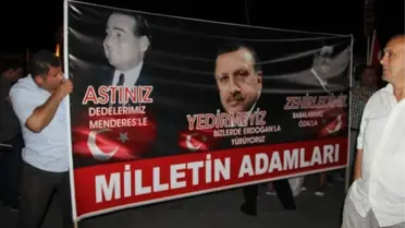 Çanakkale'de Demokrasi Nöbeti Sürüyor