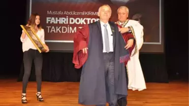 Kırımoğlu'na Fahri Doktora